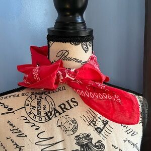 FREE w/ $10+ PURCHASE: Red Paisley Bandana